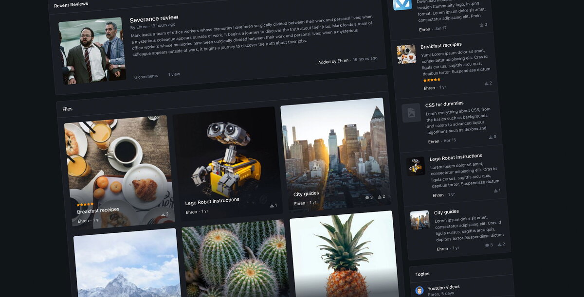 Invision Community 5: Page Builder