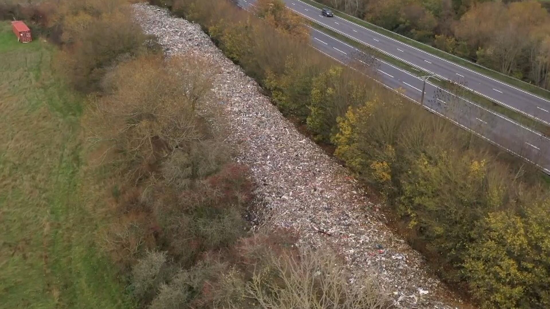 Man arrested in connection with massive illegal waste dump